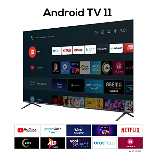 Image of TCL 163.9 (65 inches) 4K Ultra HD Certified Android Smart QLED TV 65C725 (Black)