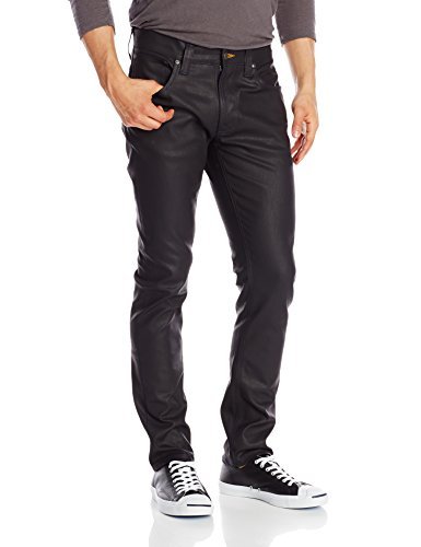Nudie Jeans Men's Tape Ted Jean in Black Indigo