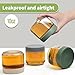 EONJOE 10 oz Glass Jars with Lids Meal Prep Portion Control Containers Pudding Yogurt Overnight Oats Salad Snack Cereal Candy Food Storage Cups Bowls Airtight