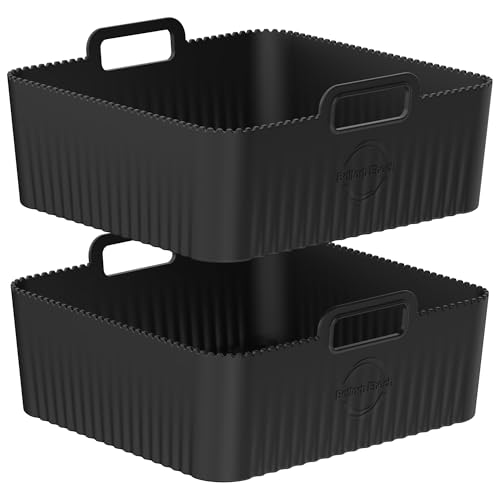 Premium Ninja AF180UK Silicone Liner | 0.8mm Ridges for Air Flow, 2.5mm Thick, Dishwasher Safe | Specially Designed for Ninja AF180UK Silicone Liner (2 pc)