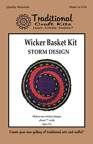Traditional Craft Kits Wicker Basket Kit - Storm Design