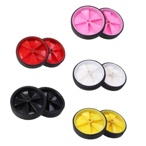 Ruedas de Entrenamiento Mikinona para Bicicleta, 3 Pares Universales, Estabilizadores Auxiliares de Goma Blanca para Niños y Seguridad al Andar en Bicicleta miniatura 1