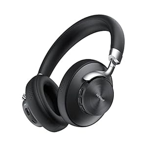 Active Noise Cancelling Headphones Over Ear with Three Hybrid Modes, up to 36dB, Wireless Bluetooth Headphones HiFi Stereo Sound with 4 EQ Modes, Built-in HD mic, Support Voice Assistant -Black