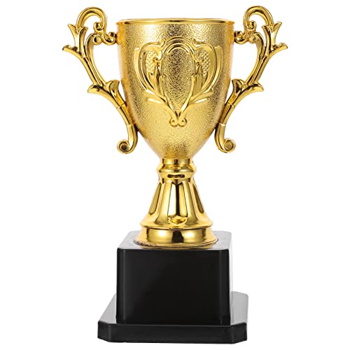 Homoyoyo Troféu de plástico de ouro para crianças, prêmios de prêmios do primeiro lugar troféu de le