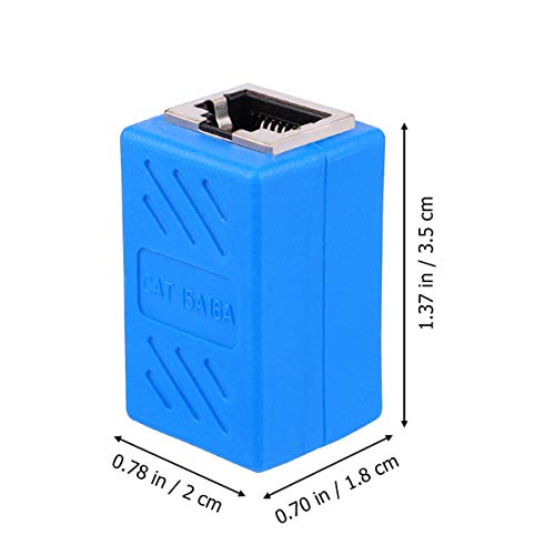 UKCOCO 5 Unidades Adaptador De Extensão De Cabo De Rede Rj45 Conectores De Cabo Conector De Cabo De