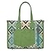 Wrangler Aztec Tote Bag for Women Western Purses and Handbags Boho Shoulder Bag WG130-8120SGN