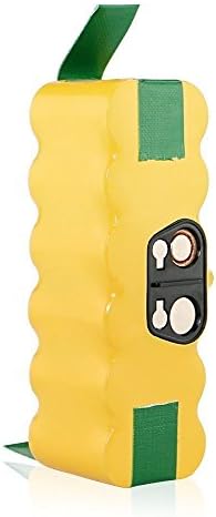 efluky 3800mAh Ni-MH Replacement Battery for iRobot Roomba 500,600,700,800&900 Series 500 510 530 531 532 535 536 540 550 560 570 580 595 600 620 630 650 660 700 760 770 780 790 800 870 880(Yellow)