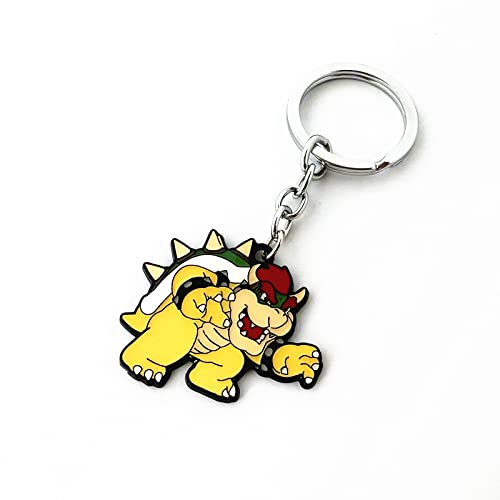Tklpp Bowsr Keychain Zinc Alloy Anime Cartoon Supe Mario Keychain For Boys Girls And Women #TOP1