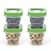 Produktbild Good Cook 10214 Frischhaltedosen Flex Trim luftdicht verschließbar, 4 Stück, 1/2 Tasse, grün