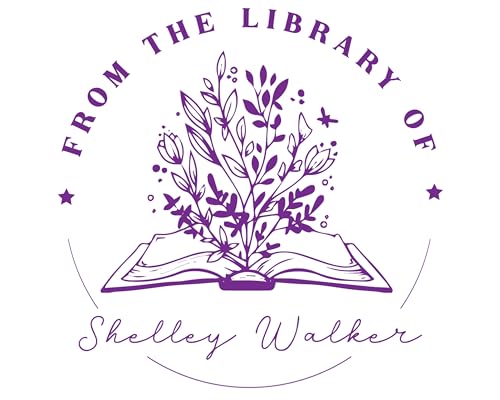 from The Library of Book Embosser Custom Personalized This Book Belongs to Ex Libris Lover Gift 1 5/8