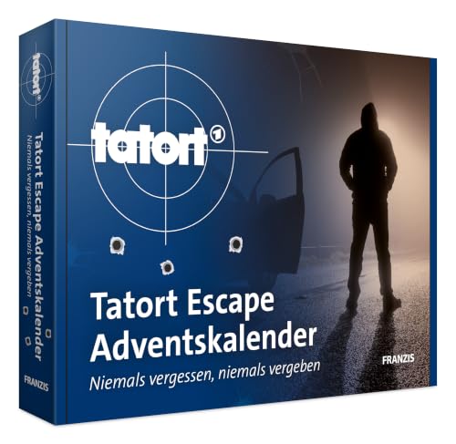 FRANZIS 67227 - Tatort Escape Adventskalender: Niemals vergessen niemals vergeben Escape Room mit 24 spannenden Rätseln für die Adventszeit