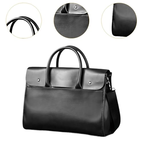 Mallette homme en cuir PU de qualité supérieure avec compartiments pratiques - 2