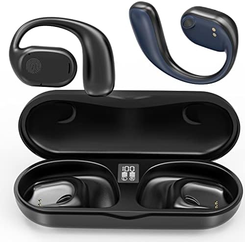 ORANPID Open Ear Air Conduction Headphones for Kids & Adults Bluetooth 5.3 Ear Buds with Charging Case, 12 Hours Waterproof Wireless Earbuds for iPhone Android & PC Gifts
