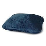 World's Best Microfiber, Navy Feather Soft Retangular Travel Pillow