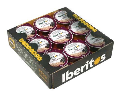 Iberitos Paté a la Pimienta - Bandeja de 18 Monodosis de 23 g