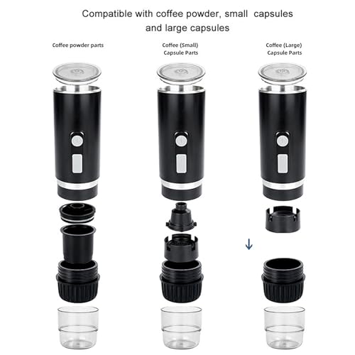 Cafetera portátil con función de calentamiento y cápsulas 110 mL miniatura 6