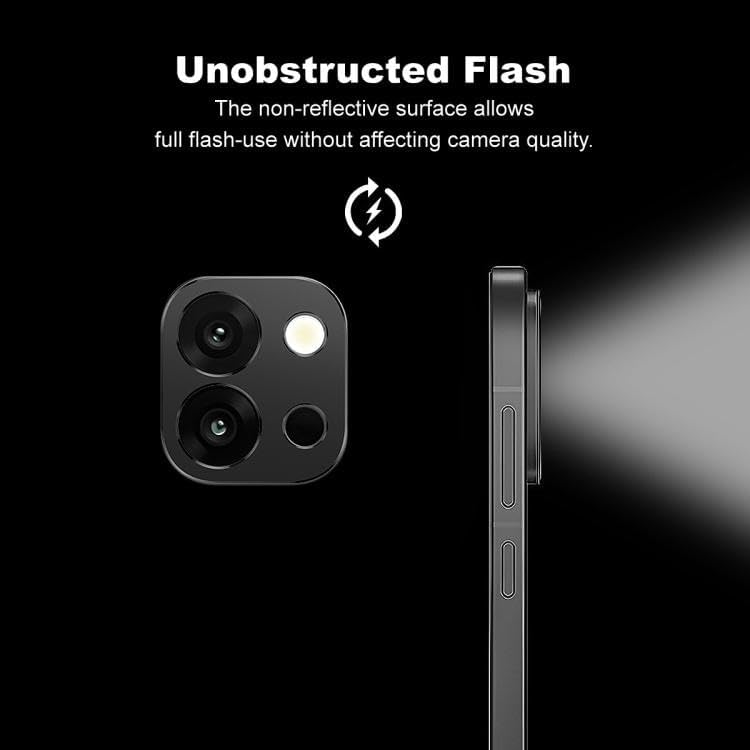 Image of 4youquality Back Camera Lens Protector Compatible with OnePlus 15 5G Black (1 Pack) | 9H Tempered Glass Camera Guard | Military-Grade Anti Scratch Protection | Ultra Clear HD Lens Film | Bubble-Free Easy Installation | Case Friendly