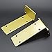 YHBZ Gold Shelves Brackets for Scaffold Board,5mm Thick Bracket x2,Heavy Duty Industrial Shelf Angle Braces Brackets,Wall Mounted Shelving Support,28.5cm/11.2in