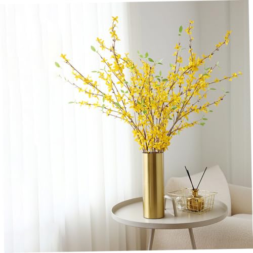 Ramas de forsythia artificiales de 40 pulgadas para florero 6