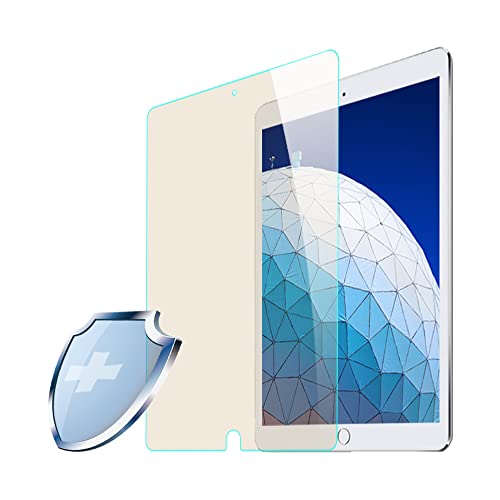 PERFECTSIGHT Medical-grade Anti Blue Light Screen Protector compatible with iPad Air 3 10.5 inch 2019, [Anti 6 Radiations, Anti Eye Strain] HD Clear Anti Fingerprint Tempered Glass [Black]