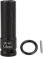 Vista 16 de FLZOSPER Toma de impacto de 6 puntos de 1/2 pulgada x 0.394 in de profundidad, 42 CR-MO