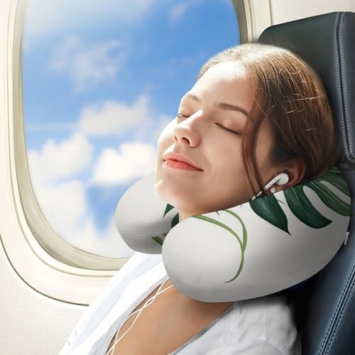 Almohada de viaje U-Shaped espuma viscoelástica 30x25 cm miniatura 3