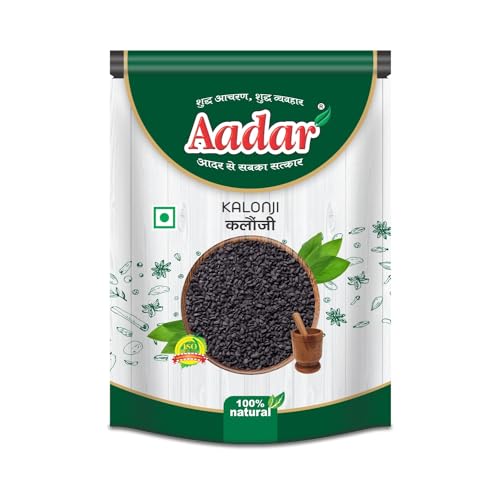 Image of Aadar Spices Whole Black Cumin Seeds 50g, Sabut Kalaunji, Nigella for Hair Growth, Natural Superfood, Add Flavour to Curries