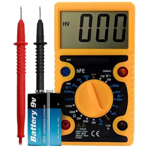 Kit Ferro de Solda Soldador (110V ou 220V) + Multímetro Digital + Solda Estanho Profissional Elétric