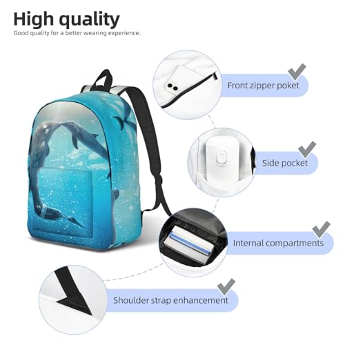 Mochila de viaje casual para mujer con espacio de laptop para invierno 5