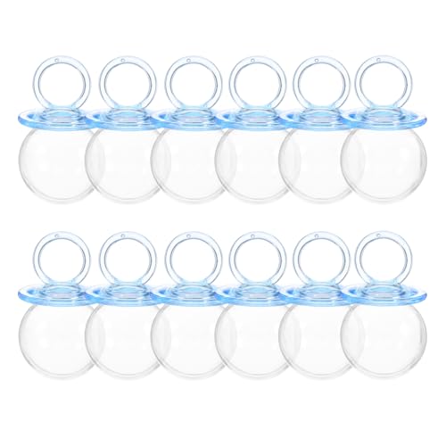 ABOOFAN Caja de 12 Mini Chupetes para Dulces, Ideal Como Recuerdo de Fiesta de Baby Shower, para Dulces Y Chocolates.