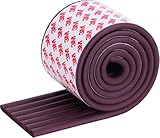 BabySafeHouse Multifunction Furniture Edge Guard Strip Pre-Taped with 3M Adhesive (6.5ft-Brown Color) for Baby Proofing & Child Safety