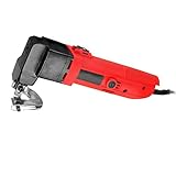 La cabeza de corte está hecha de metal de buena calidad que es fuerte, resistente al desgaste y maneja fácilmente chapa de hierro dentro de 2,5 mm