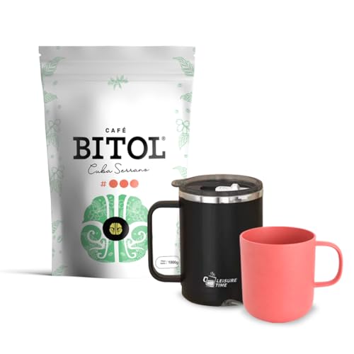 BITOL COFFEE | Café de Especialidad 100% Arábica Orgánico | Aroma Intenso y Equilibrio Excepcional | Notas Florales, Almendra Tostada, Caramelo y Cacao (Cuba Serrano 1kg)