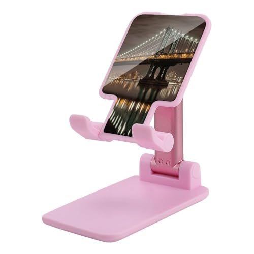 Support de téléphone pliable avec motif Manhattan New York pour bureau