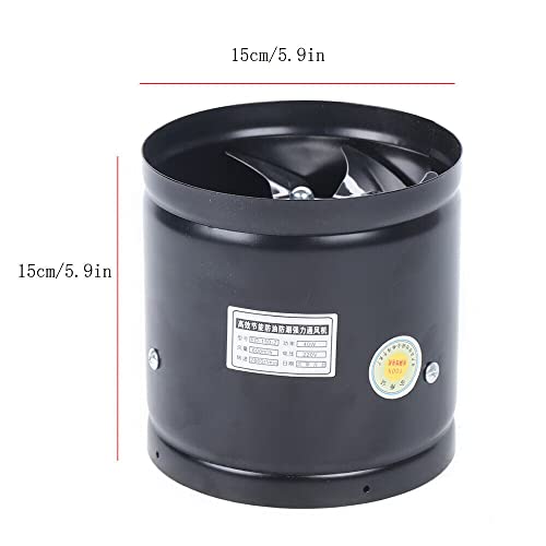 Futchoy Ventilatore a tubo assiale, diametro 150