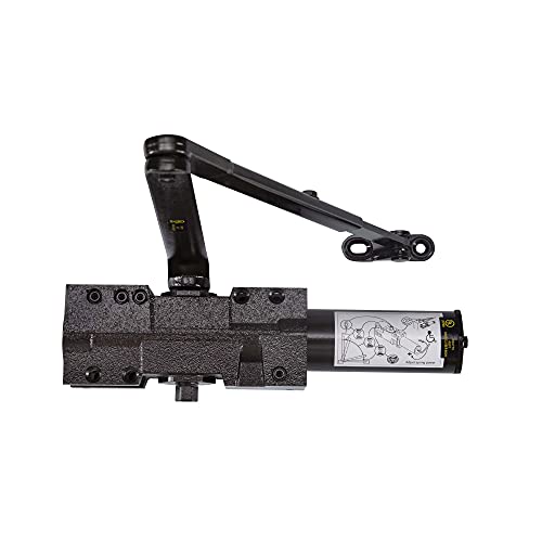 Extra Heavy Duty Commercial Door Closer -Lynn Hdwr Model # Lh9016 (Us10B Dark Bronze)- Surface Mounted, Grade 1, Cast Iron, Ul 3 Hour Fire Rated & Ada For High Abuse Traffic Doorways #TOP2