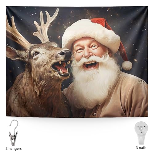 Arbre de Noël à suspendre en coton pour décorer un mur sans encombrer - 2