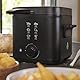 Elektrische Fritteuse Cecotec CleanFry Infinity 1500 1,5 L. 900 W, OilCleaner-Filter, Antihaft-Schüssel, Deckel mit Filter und Kontrollfenster, Schwarz lackiert