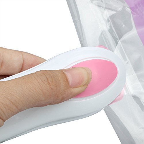 UpdateClassic Portable Mini Sealing Household Machine, Handheld Heat Bag Sealer, Mini Heat Bag Sealer Sealing Machine Hand Pressure Heat Sealing Machine for Airtight Food Storage Saver (White, 2pcs) - Thumbnail 3