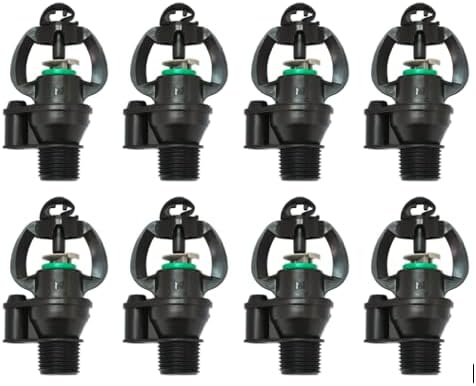 Pressure Compensating Micro Sprinkler 1/2" Male NPT, 35 L/h (Pack of 8)