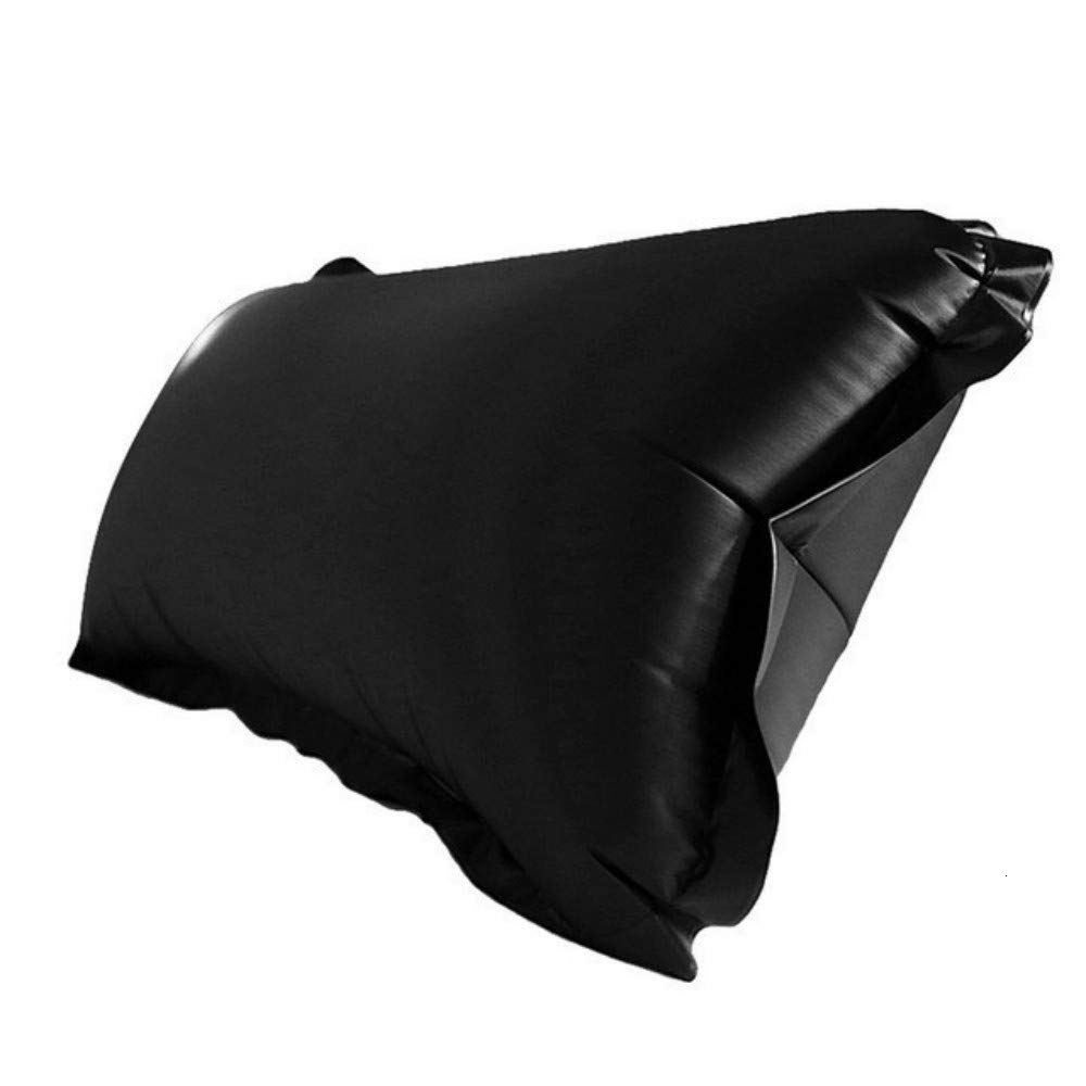 Drap imperméable en PVC avec des meubles de jeu d'oreillers gonflables fixés en noir Tailles: 220 * 200cm