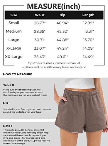 Automet Womens Sweat Shorts Trendy Casual Athletic Shorts Running Summer Vacation Outfits Comfy 2024 Fashion Workout Clothing Grey S thumb #5