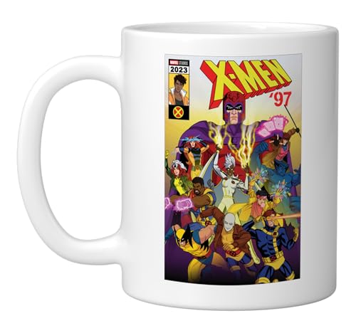 Taza de cerámica Marvel Studios X-Men 97 Magneto y equipo miniatura 1