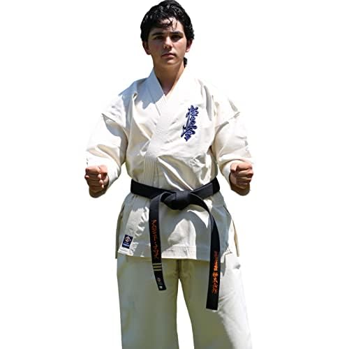 Victorbudo USA 14oz Kyokushin Karate Uniform Kids gi & Adult Martial Arts uniform Unisex Karate Gi Unbleached Size 4