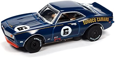 Auto World Thunderjet R32 Mark Donohue - Sunoco 1968 Chevy Camaro #6 HO Scale Slot Car