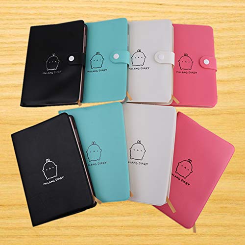 2023-2024"Molang Rabbit" Diary Any Year Weekly & Monthly Planner Pocket Journal Notebook Agenda Scheduler With Buckle, 5.1" X 6.8" (White) #TOP6
