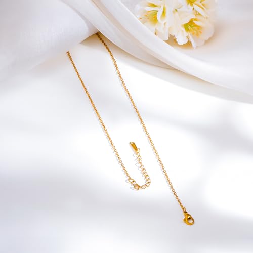 Image of Rubans Demi Fine Stainless Steel Alphabet Pendant CZ Gift for Women & Girls
