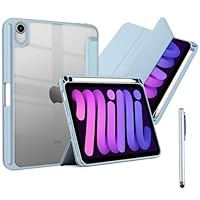 【美品】iPad mini 第7世代 128GB ブルー ペンシル ケース付き Amazon.co.jp: おまけタッチペン付き iPad mini (A17 Pro) mini7