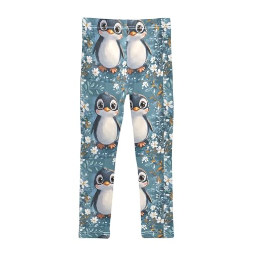 Boccsty Cute Penguin Big Eyes Girls Leggings Kids Yoga Pants Dance Active Tights 4T2