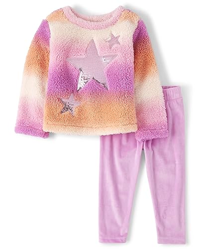 The Children's Place baby-girls And Toddler 2 Piece Outfit, Long Sleeve Top and Pant Active Playwear Set